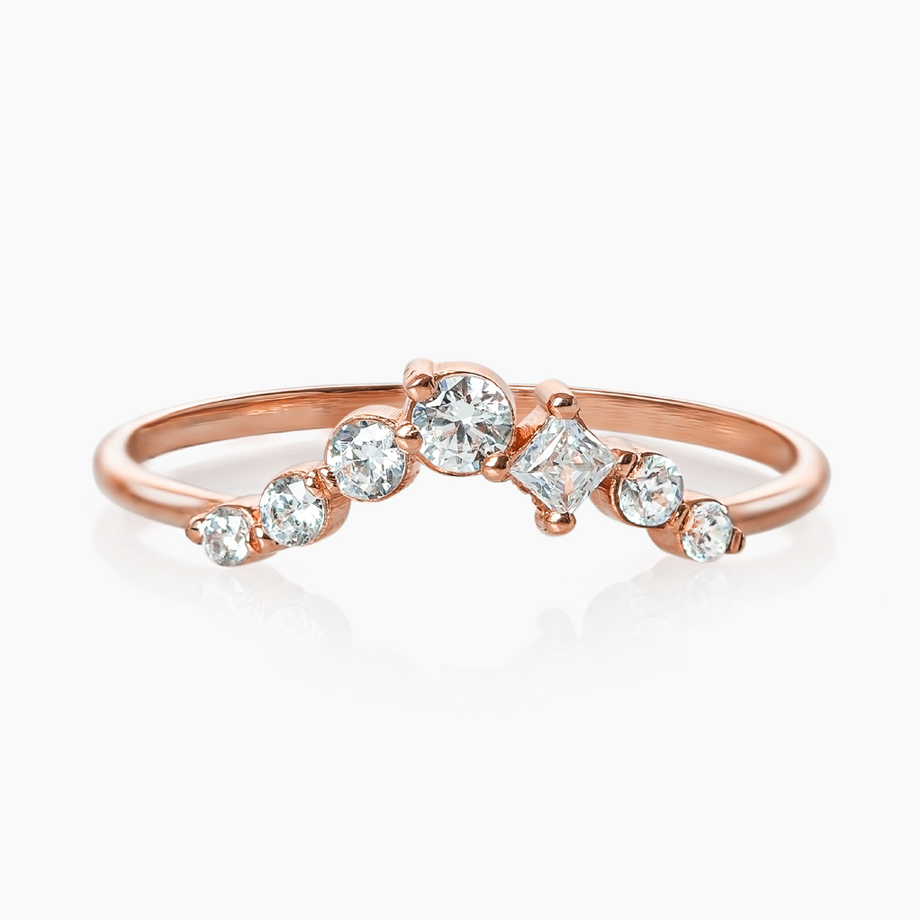 anillo de oro 18k con diamante hipatia diamond