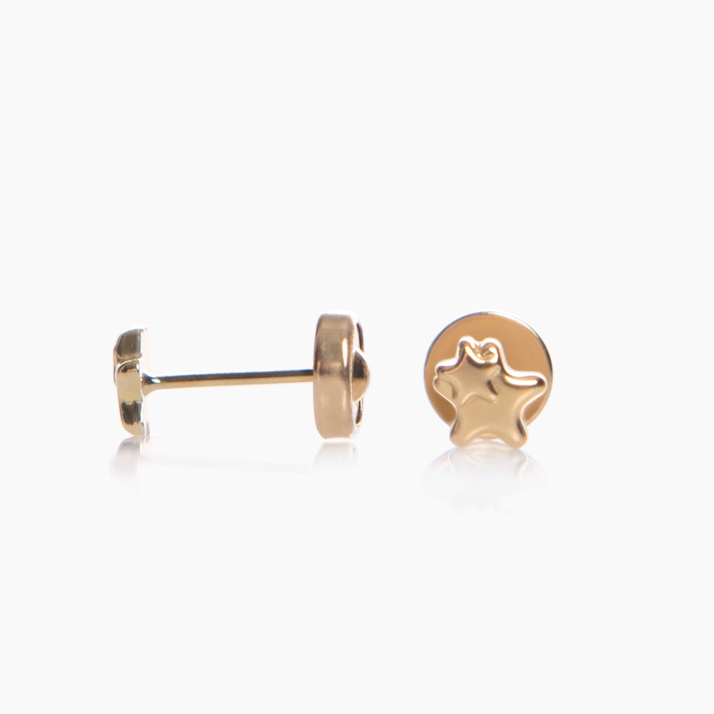 aros abridores de oro 18k luz