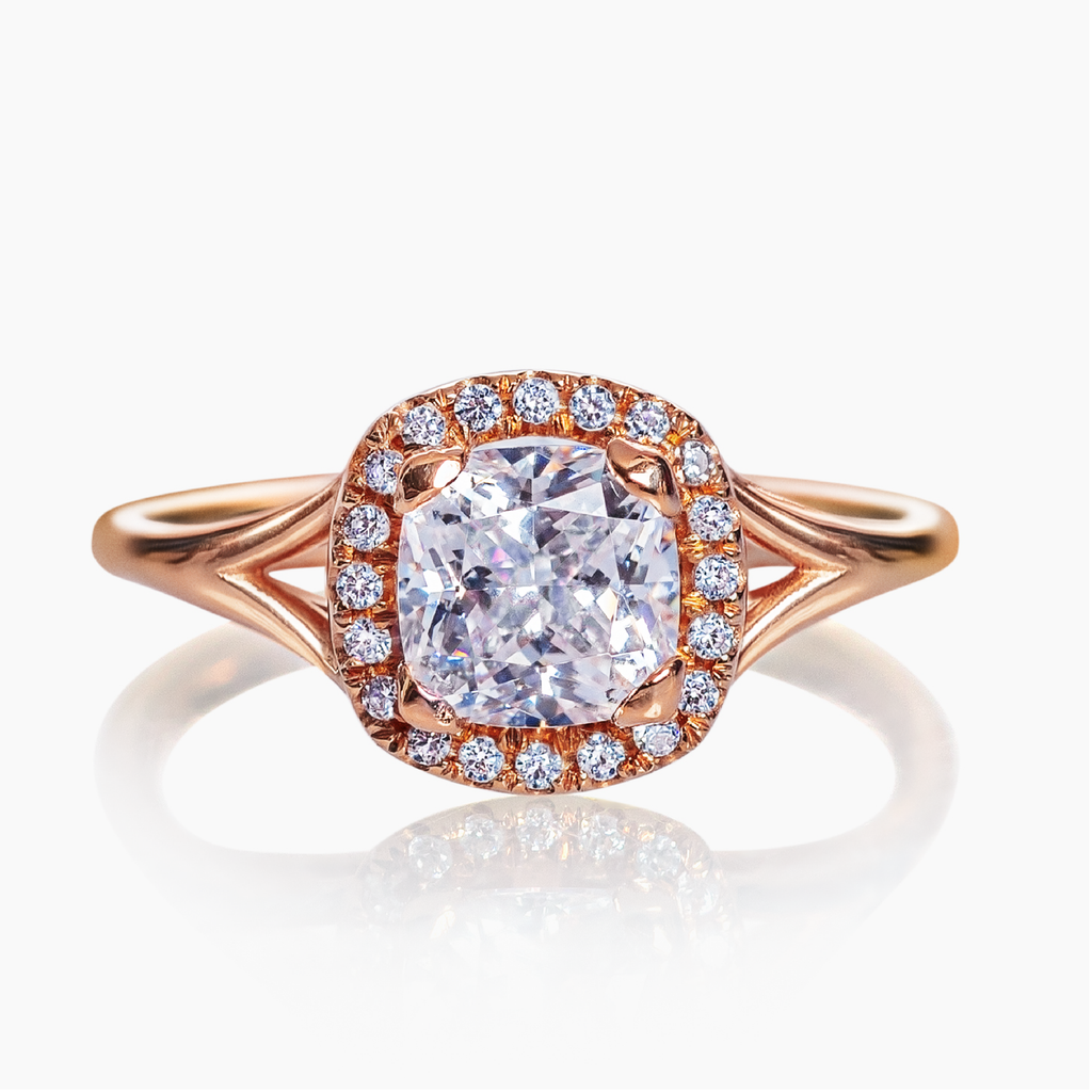 anillo de oro 18k con diamante skydream diamond