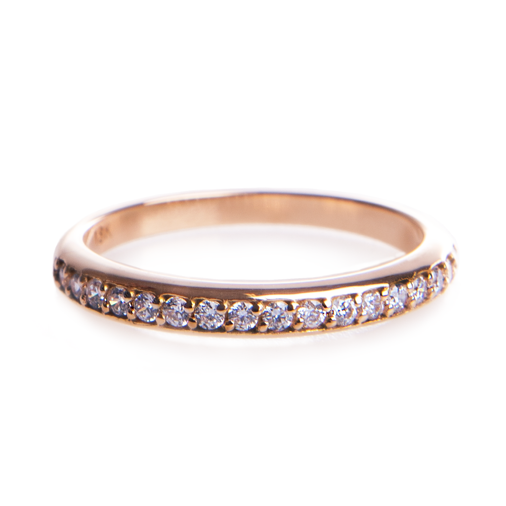 anillo de oro 18k con diamante nuit diamond