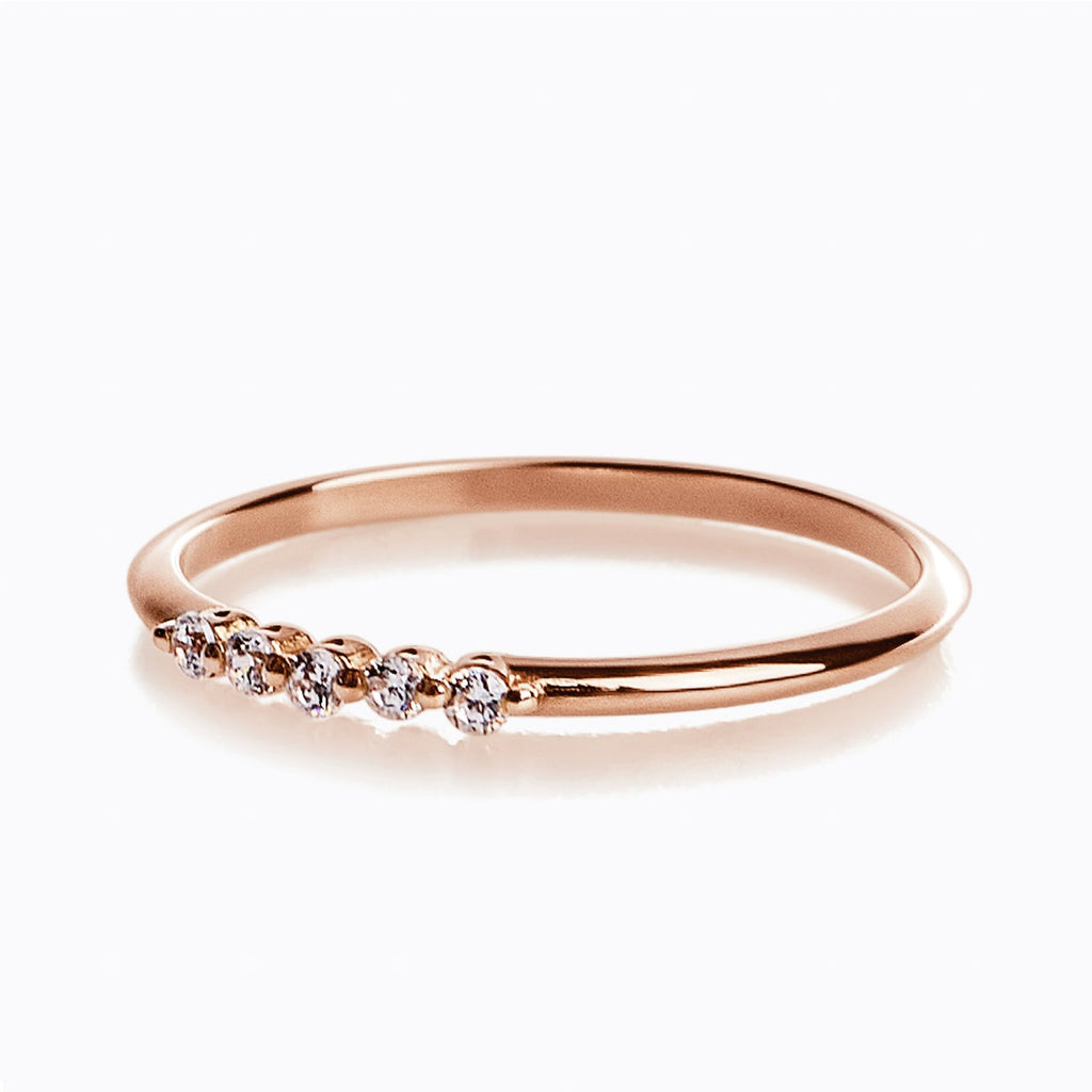 anillo de oro 18k con diamante belle diamond