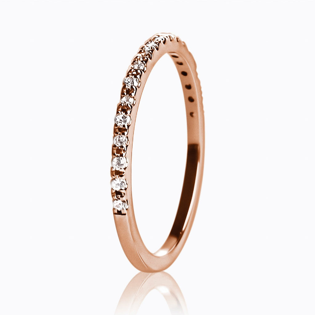 anillo de oro 18k con diamante helena diamond