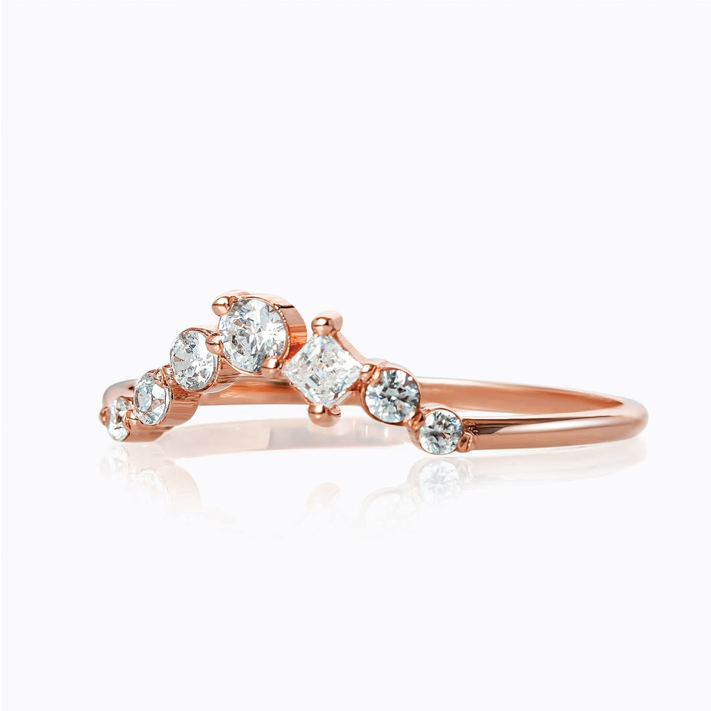 anillo de oro 18k con diamante hipatia diamond