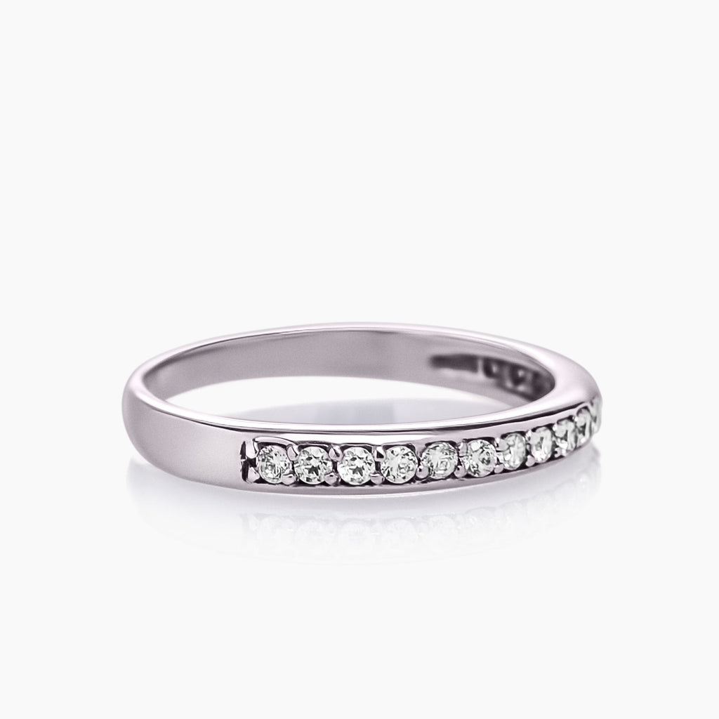 anillo de oro 18k con piedras de diamante Nuit