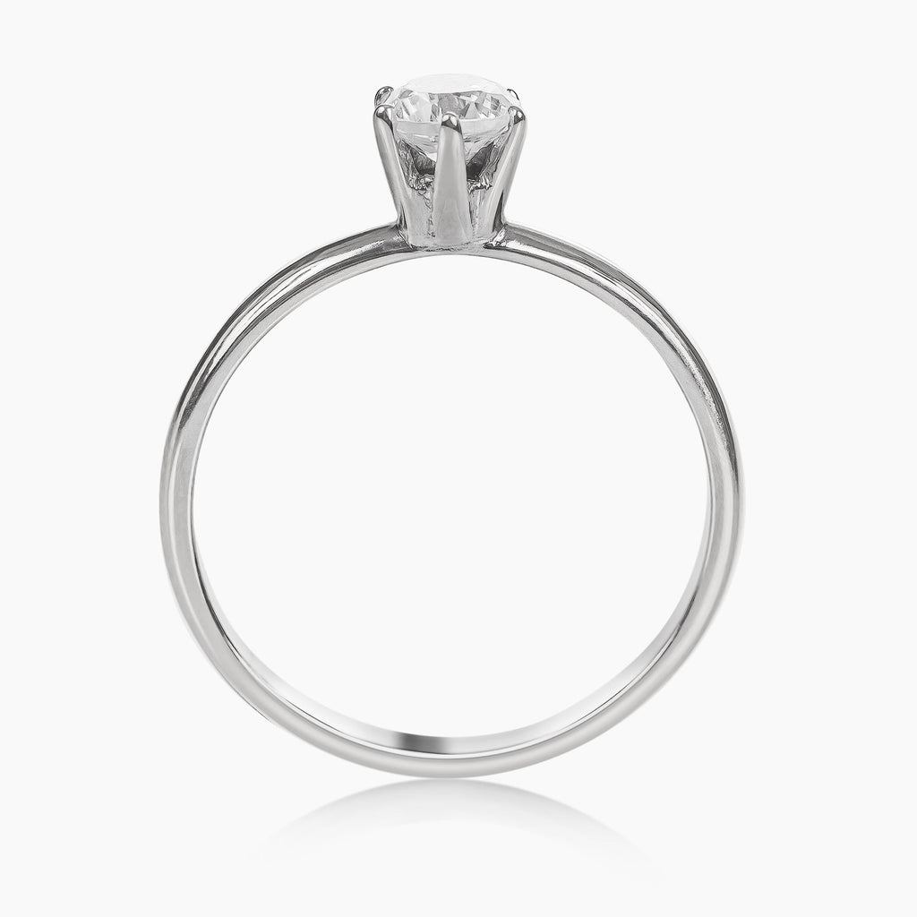 anillo acilia de oro 18k con diamante